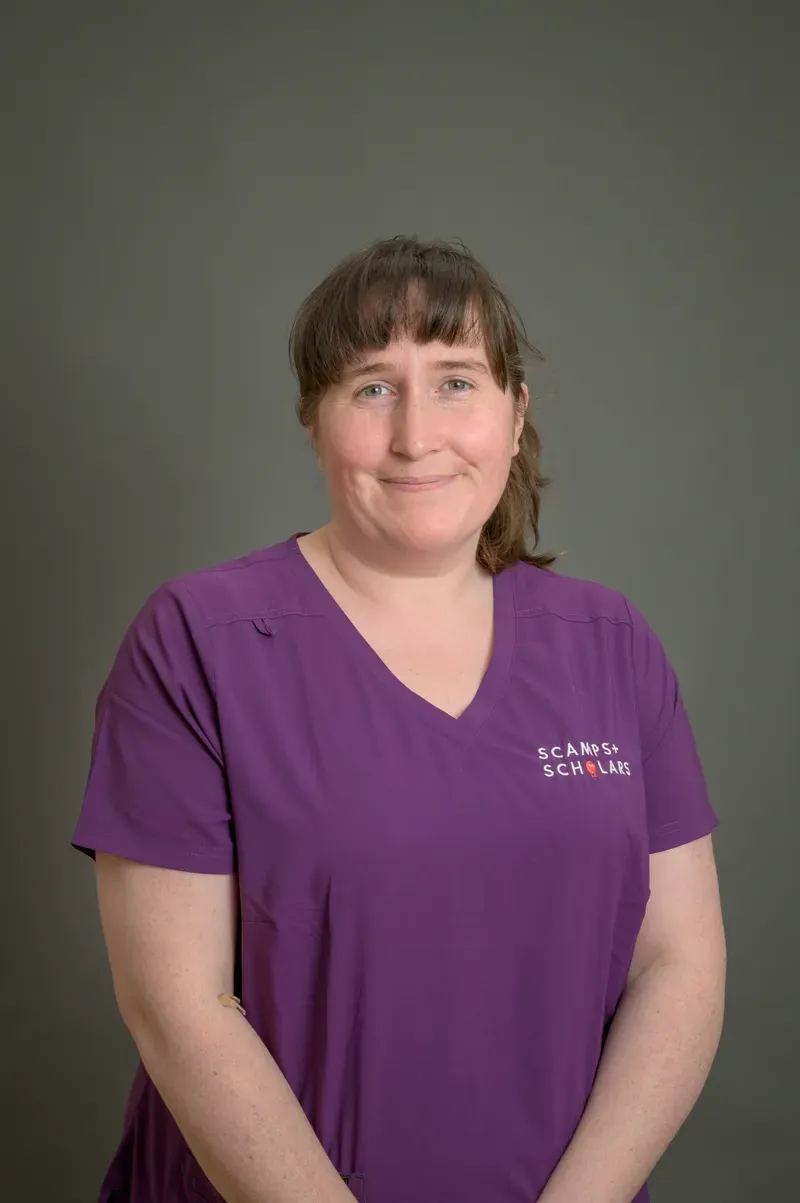 Fiona F., member of the Scamps & Scholars team