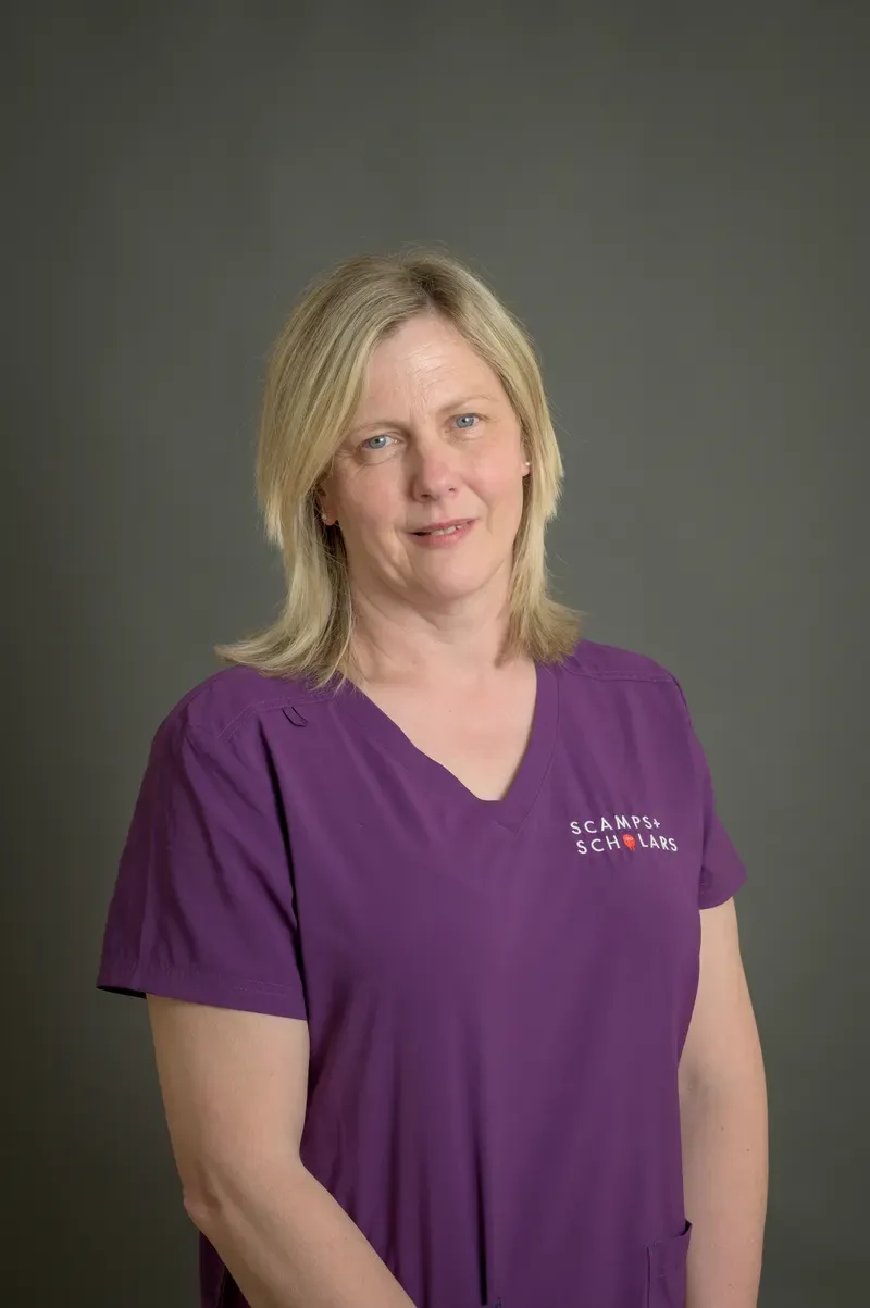 Lorna, member of the Scamps & Scholars team
